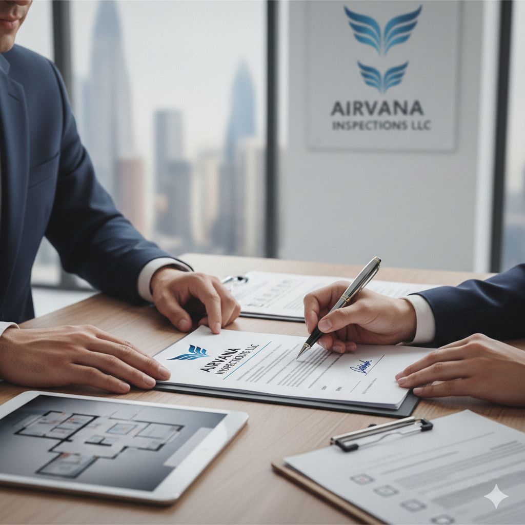 Images showing mold, radon, and air quality testing instruments